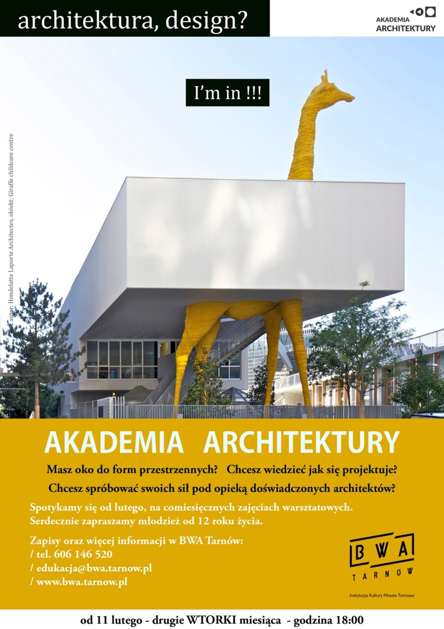 Plakat Akademii Architektury